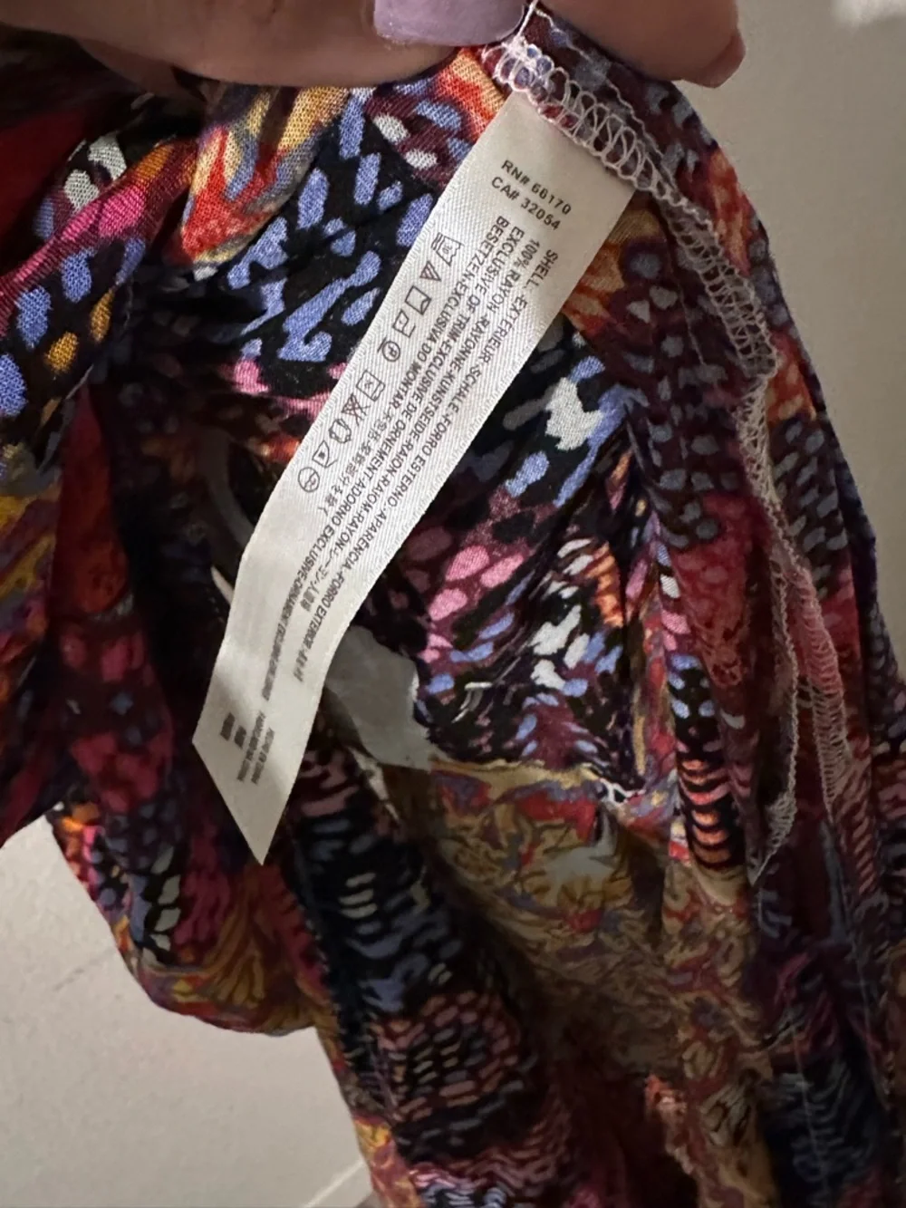 Free people Floral Pink Maxi Slip Dress with Side Slit - Picture 7 of 7